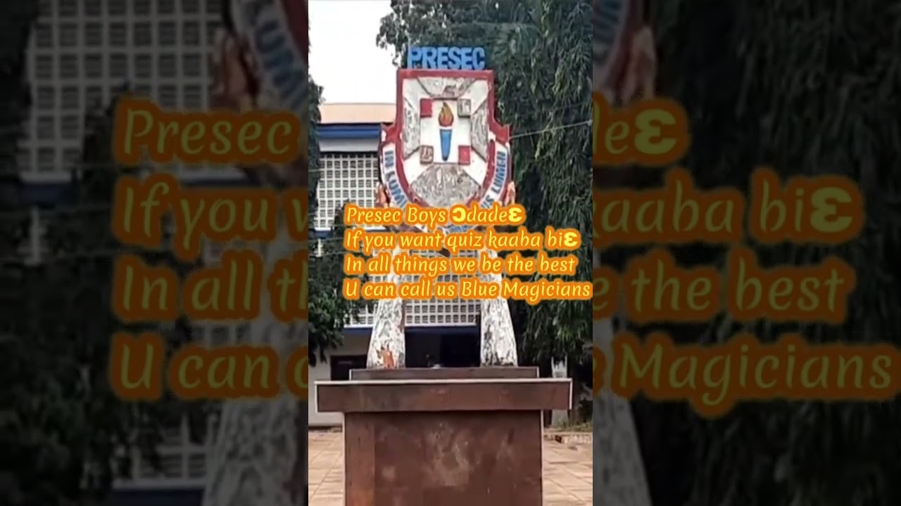 Official lyrics video-The Blue Magicians💙(LEGON-PRESEC)