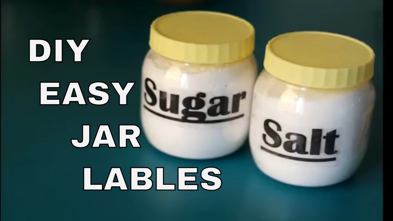 DIY labels for your jar | How to make labels for your jar at home by useful tips &  tricks for home.