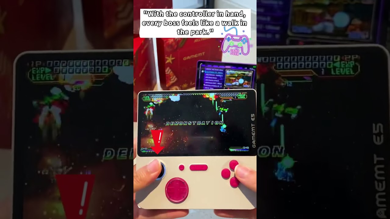 Solid 9/10 for this retro gaming gem! #gamemt #jellymini5 #gameconsole