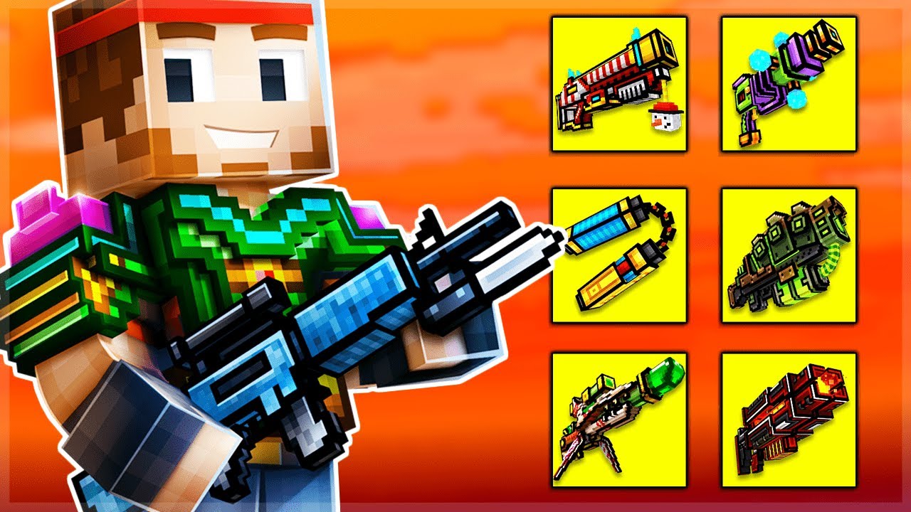 I'm Using YOUR Loadout Weapons Because You Told Me To (Pixel Gun 3D)