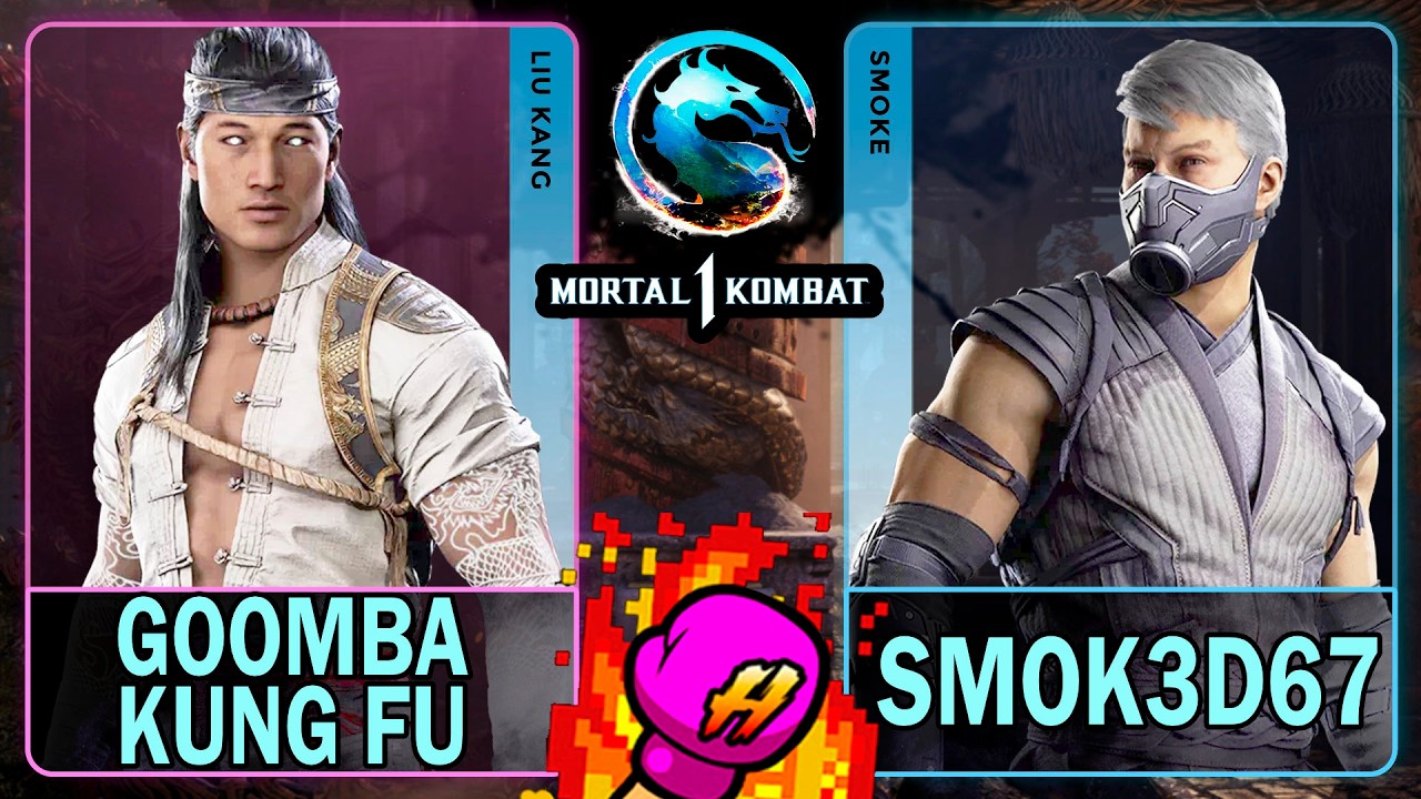 MK1 Goomba Kung Fu (LIU KANG) VS Smok3D67 (SMOKE)🥊Mortal Kombat 1🥊4K 60ᶠᵖˢ