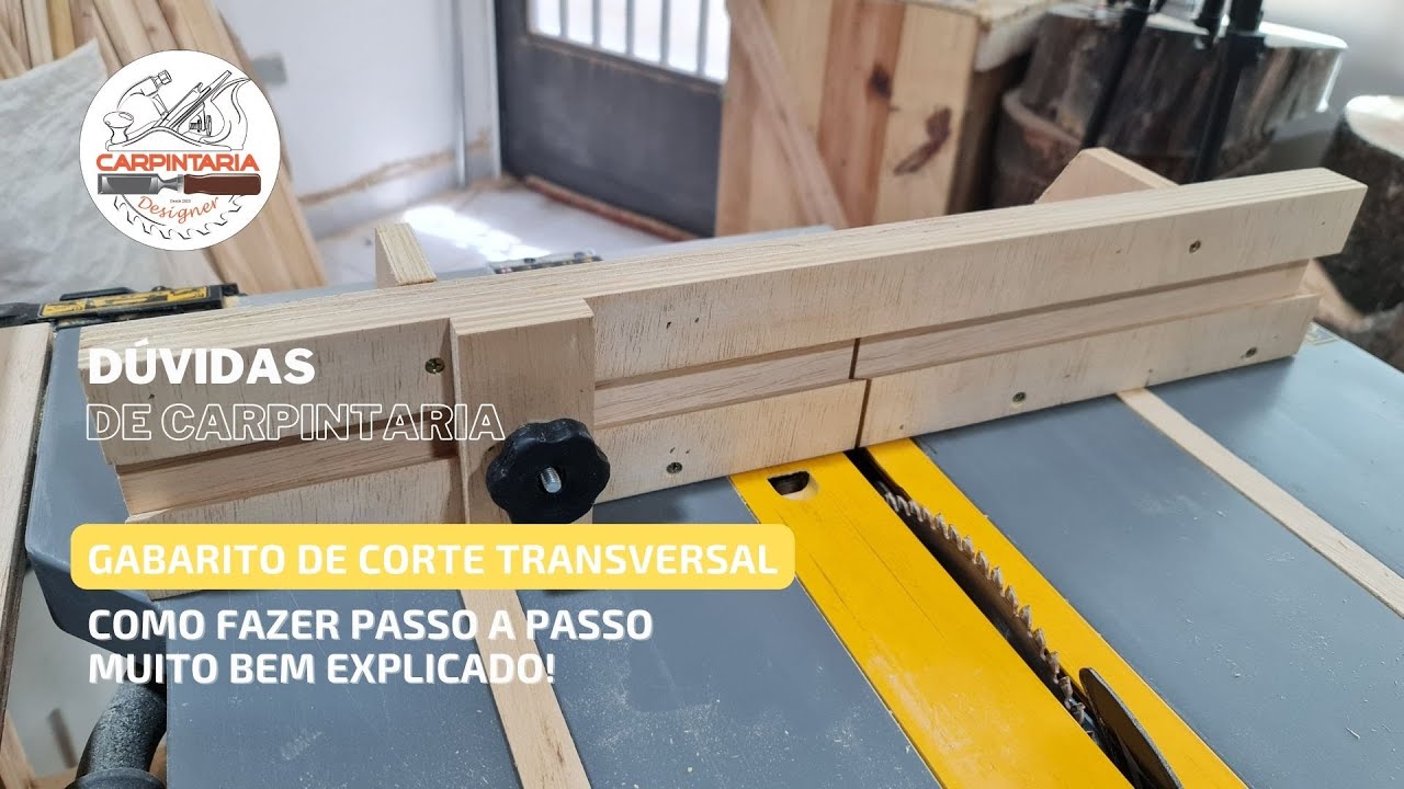 GABARITO DE CORTE TRANSVERSAL - É QUASE UMA LIVE!