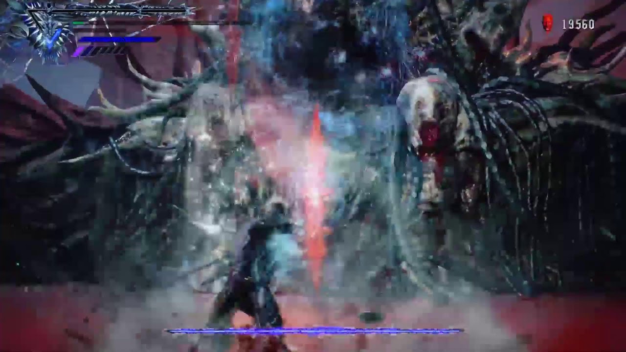 Vergil destrozando todo los demonios DMC 5