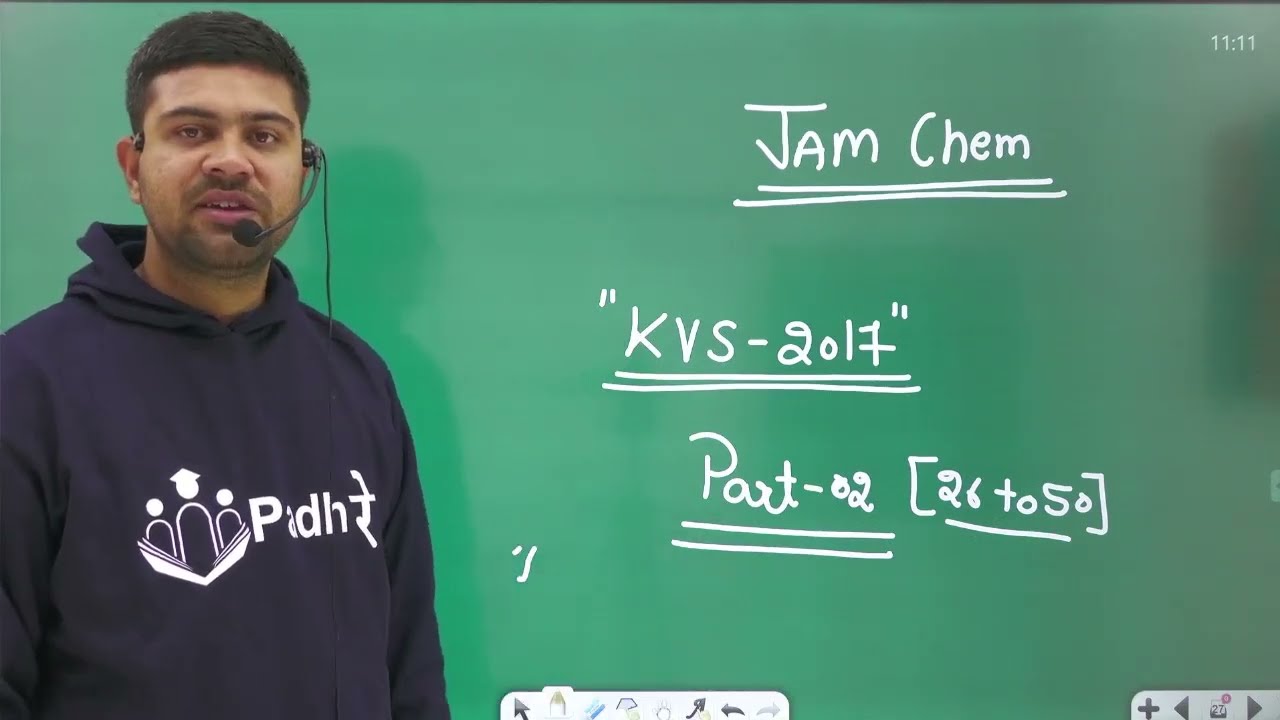 KVS PGT Chemistry Previous Year Question Paper Solution 2017 Part-02 KVS 2022 PGT Preparation