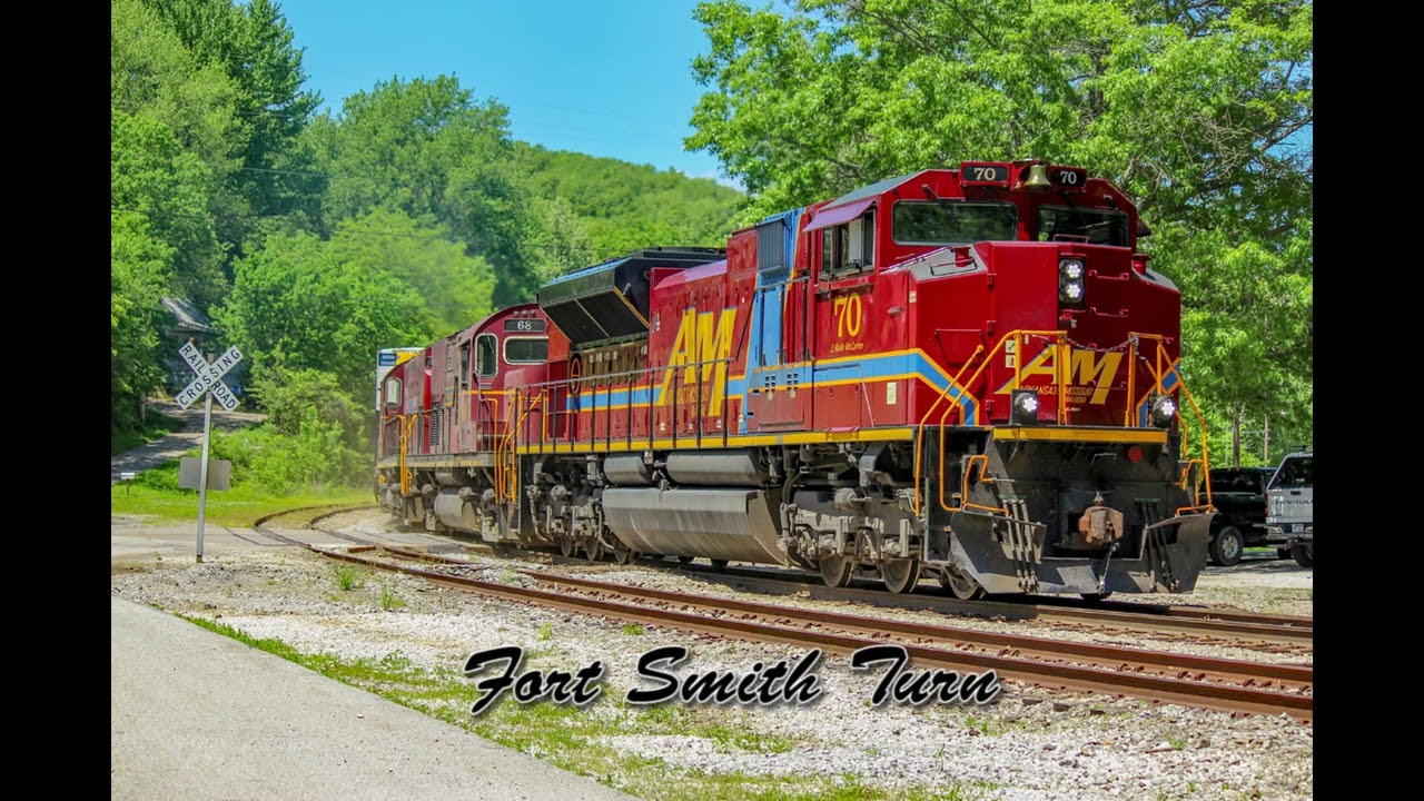 Arkansas & Missouri Railroad ALCO's 2022, Daylight Fort Smith Turn