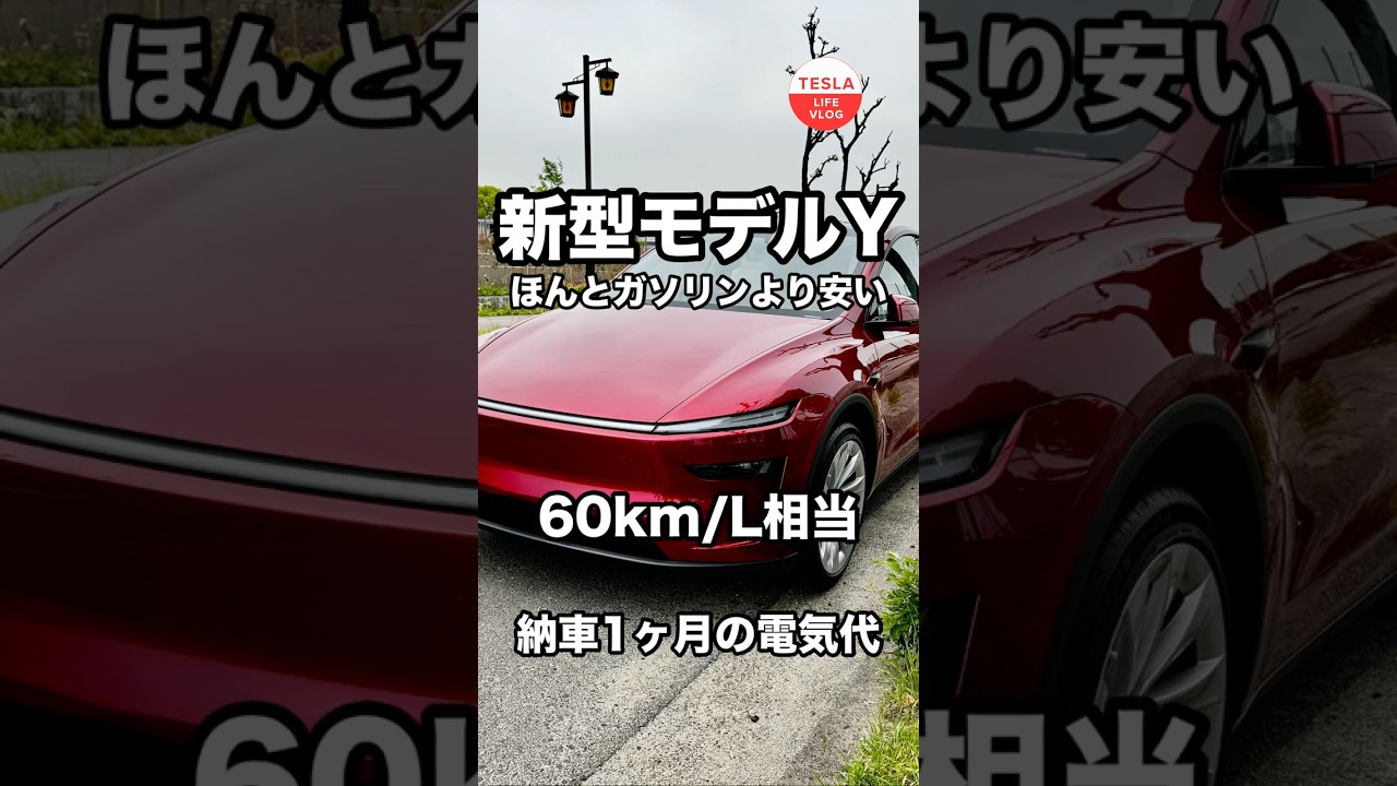 【テスラ】新型モデルY の電費