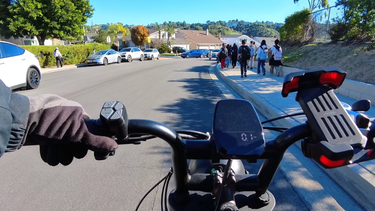 Day 2: School To Home On An Ebike! #ebike #pov 