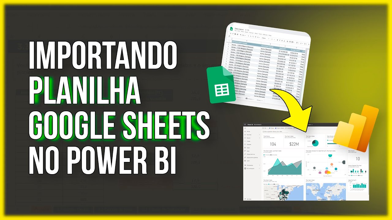 [Power BI] Como importar uma planilha do Google Sheets no Power BI