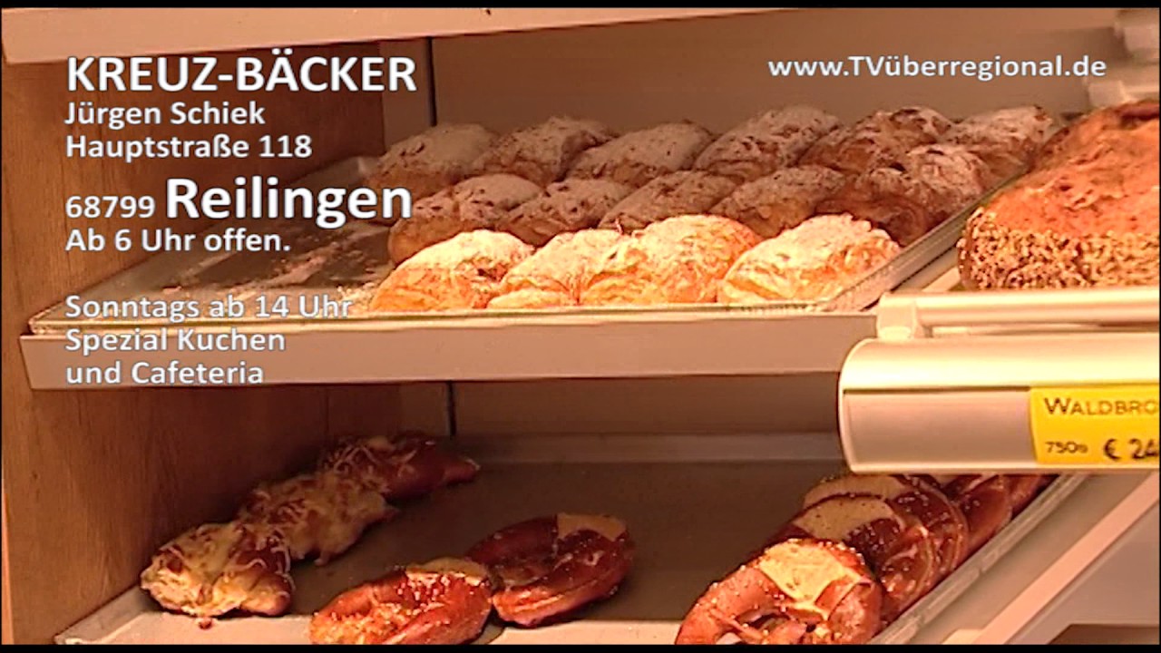 INTERVIEWS Kreuz Bäcker Reilingen kurzer INFOFILM - TVüberregional LIVE dabei - ZEIGE DEINE ARBEIT