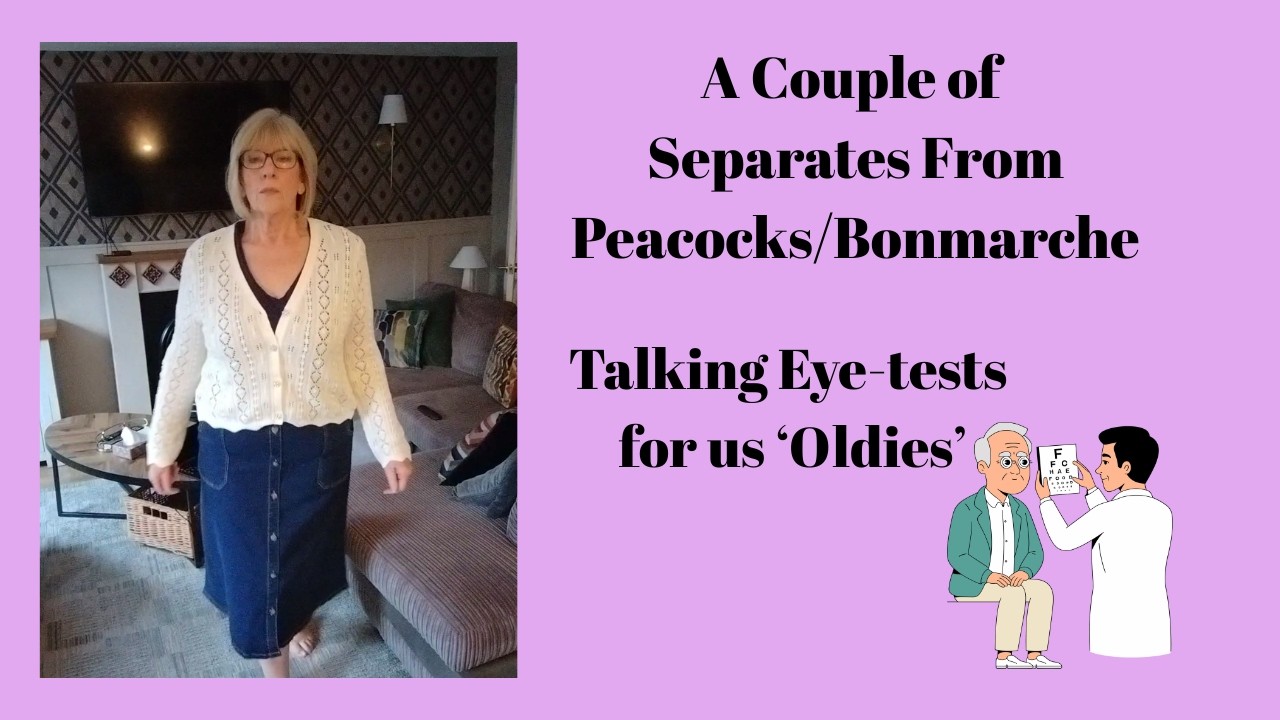 Отдельные предметы одежды от Bonmarche и Peacocks, а также проверка зрения!