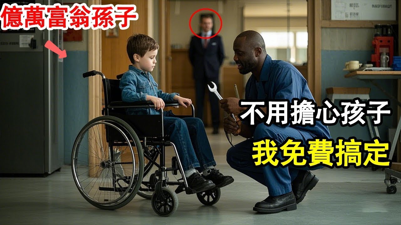 瀕臨破產的修理工幫助殘疾男孩修理輪椅，第二天兩輛直升機降落門口修理工命運被逆轉！#億萬富翁