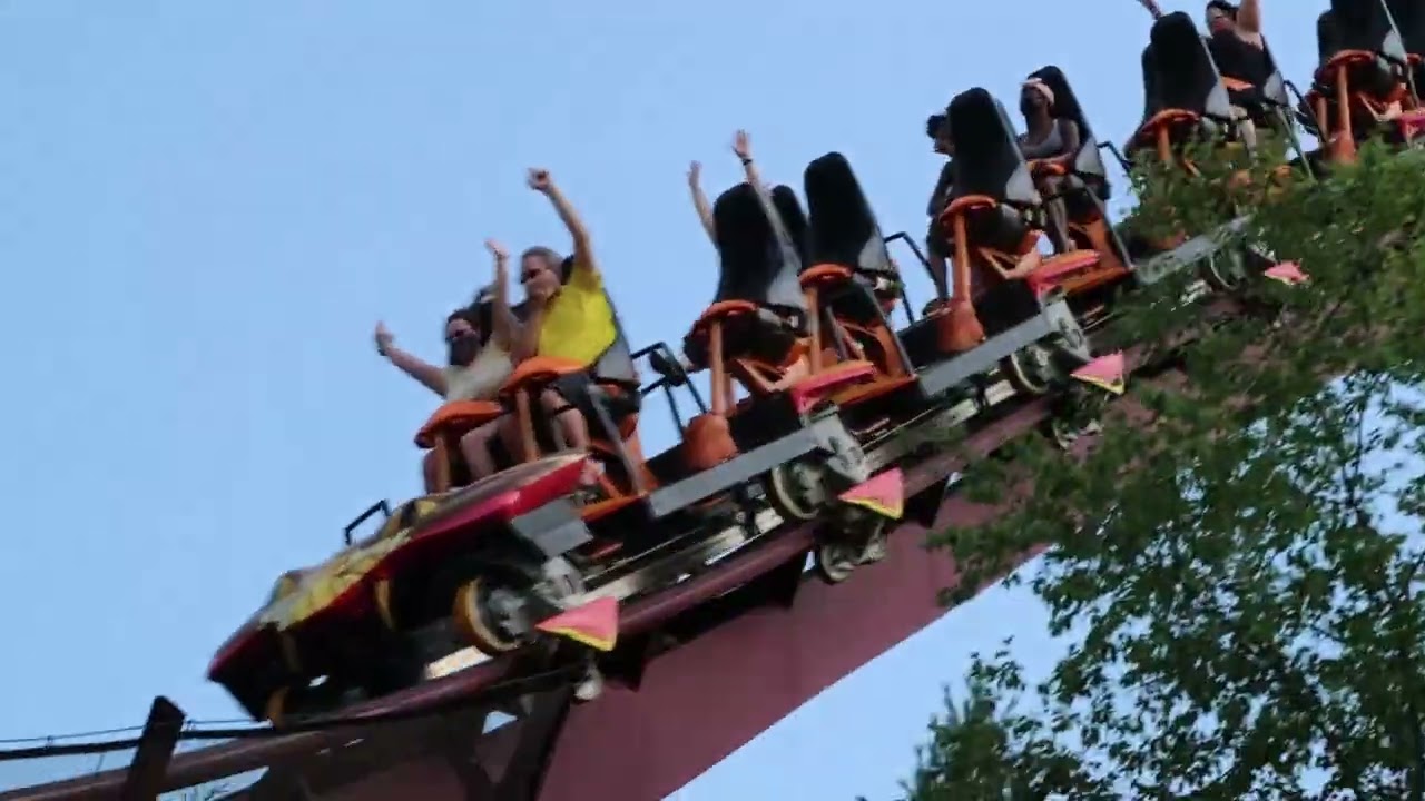Diamondback Off Ride - Kings Island - Copyright Free Footage