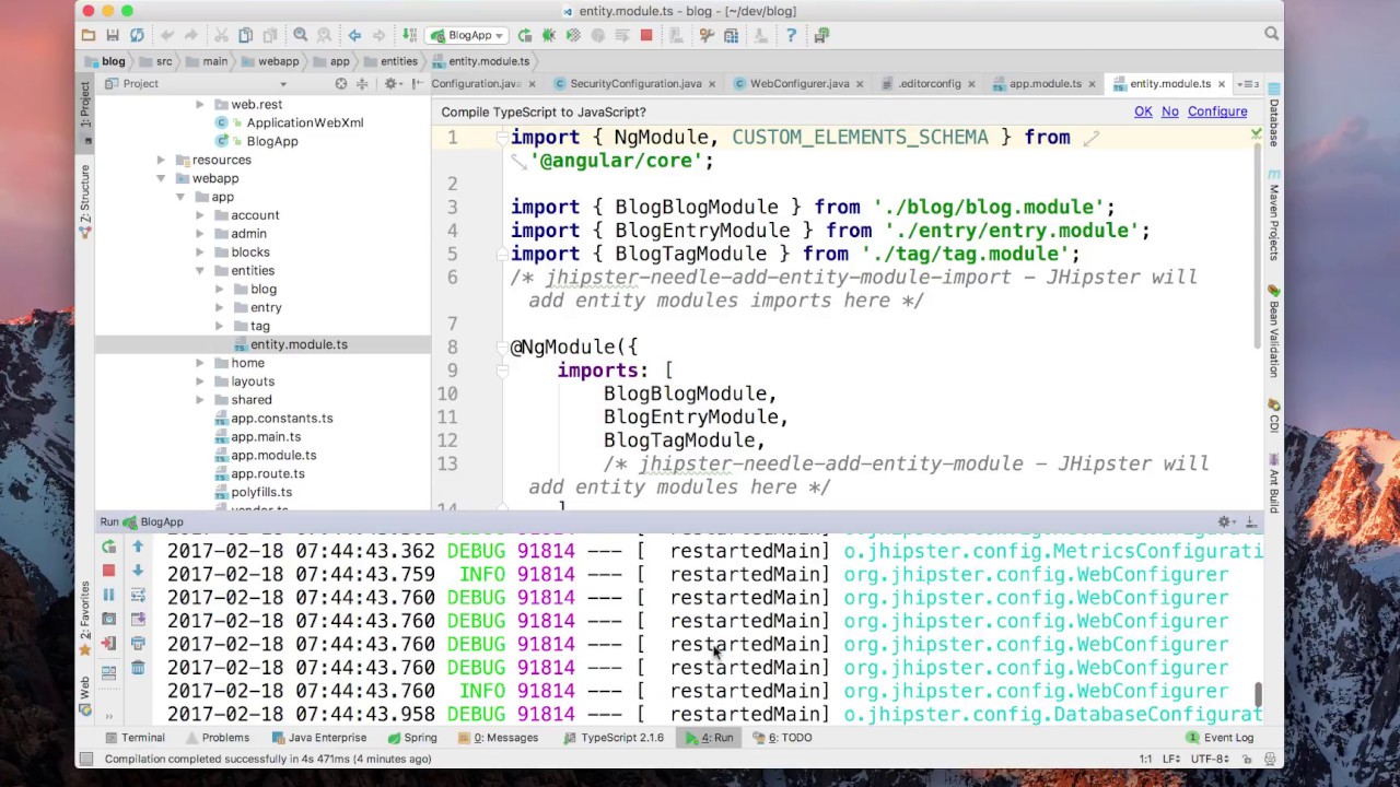 Get Started with JHipster 4