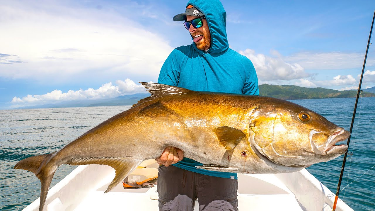 Kayak Fishing: MASSIVE Almaco Jacks & Mahi (CATCH CLEAN COOK) | Field Trips Panama