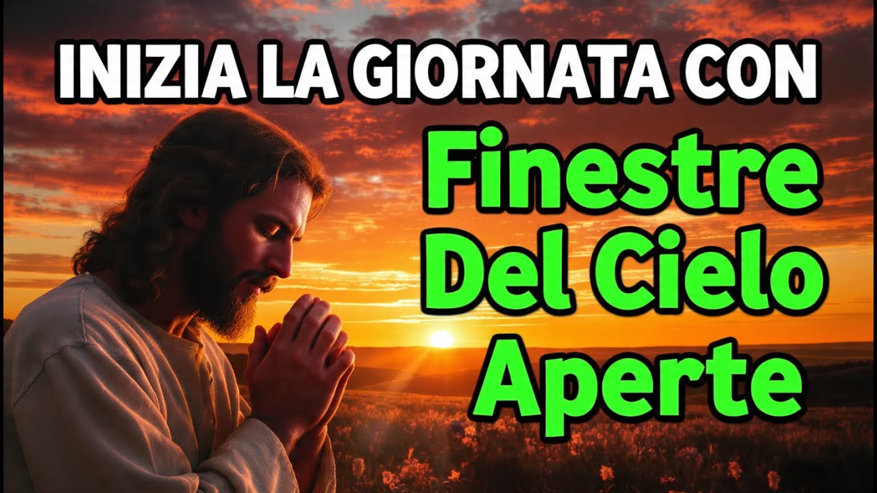 Orazione del Mattino per Prosperità | Apri Le Finestre Del Cielo Sulla Tua Economia
