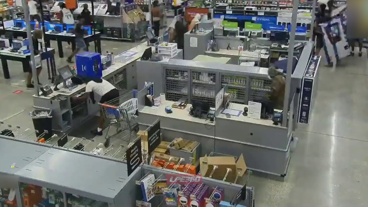 Massive Walmart store looting
