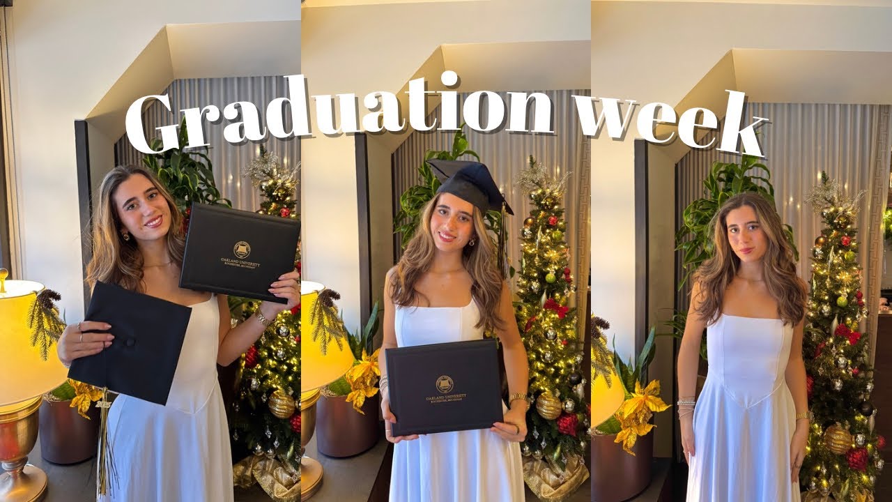 Graduation week vlog 