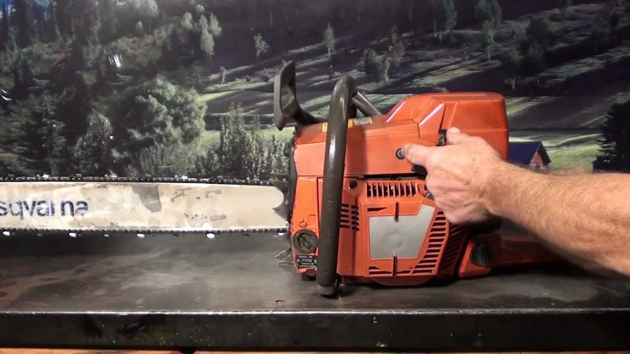 The chainsaw guy shop talk Husqvarna 394 XP Chainsaw 10 11