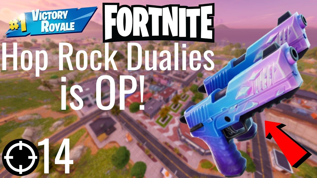 Playing Fortnite Solo Music: Hop Rock Dualies is OP!