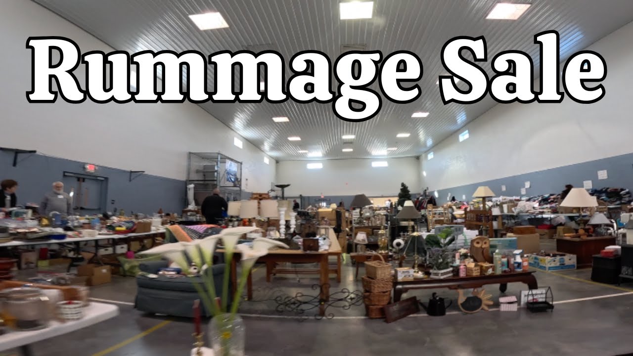 I Filled My Bag For $25 At This HUGE Rummage Sale
