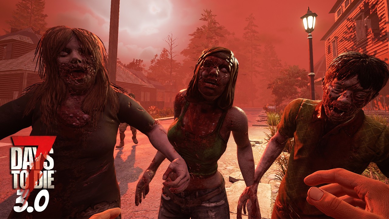 My First Horde Night on Headshot Only! - 7 Days to Die 3.0