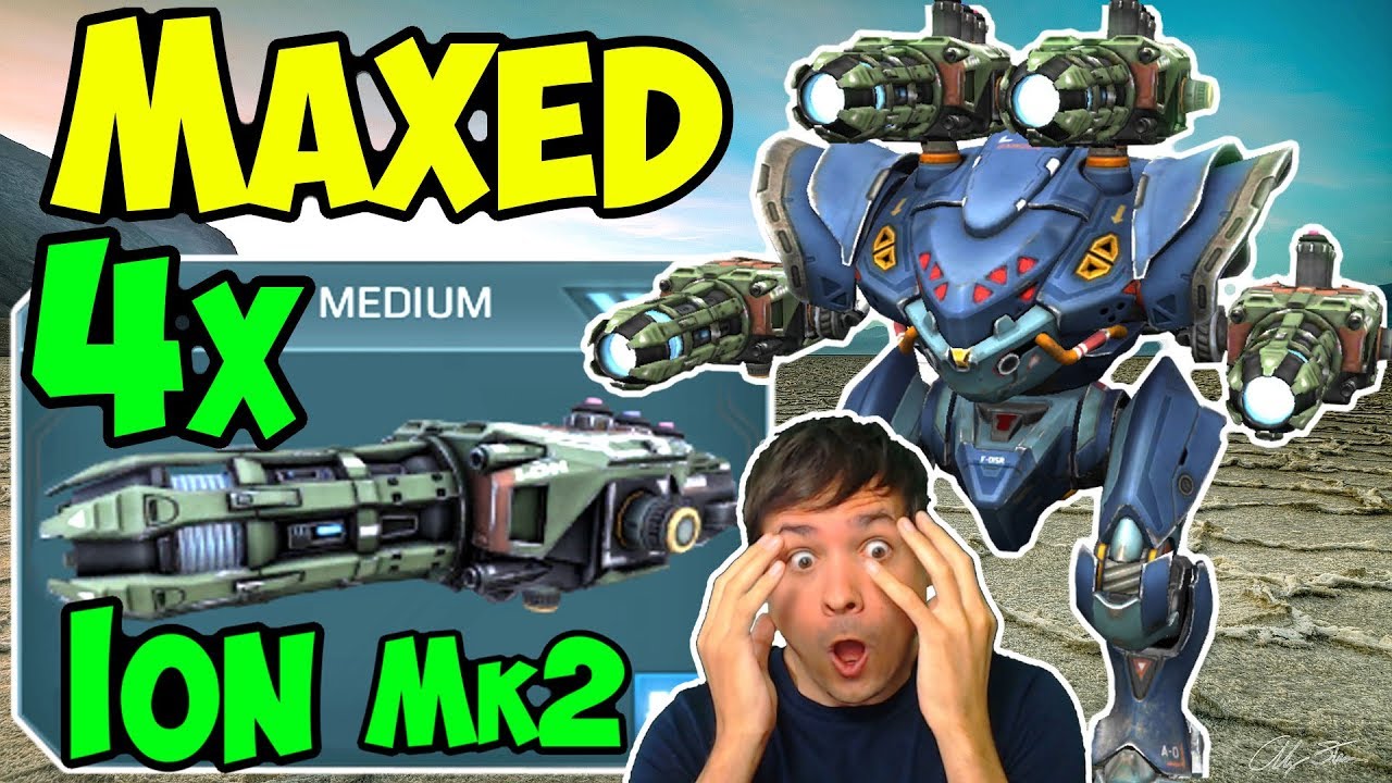 War Robots Gameplay Mk2 Maxed Ion Spectre ZAAAP! WR