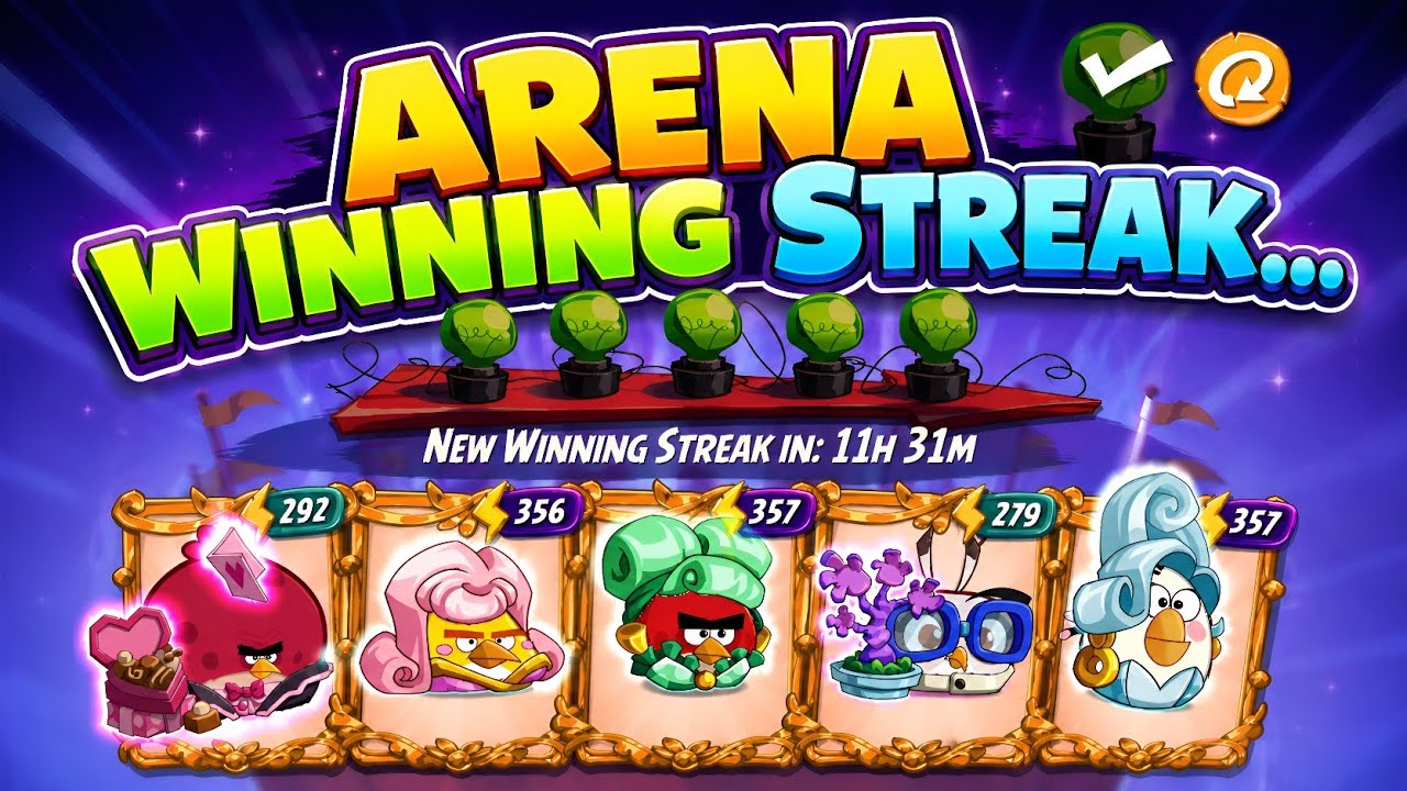 Легендарная лига арены 2 &mdash; Ежедневная битва победной серии &mdash; 6 июля 2026 &mdash; Angry Birds 2