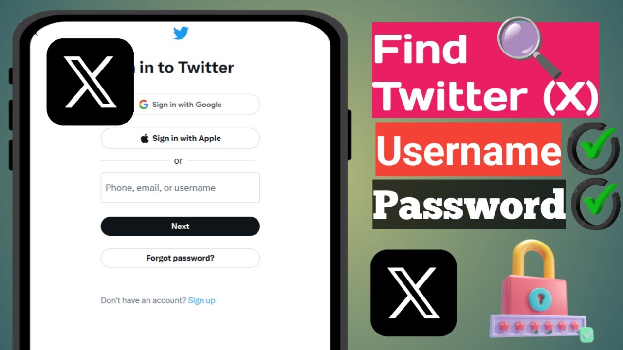 How to Find Twitter (X) Username And Password I Recover Your Twitter (X) Username And Password
