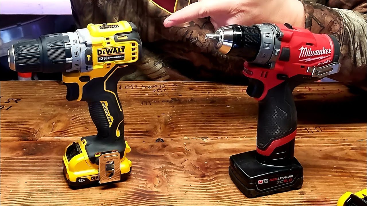 Milwaukee VS Dewalt 12V Hammer Drills !!!!!