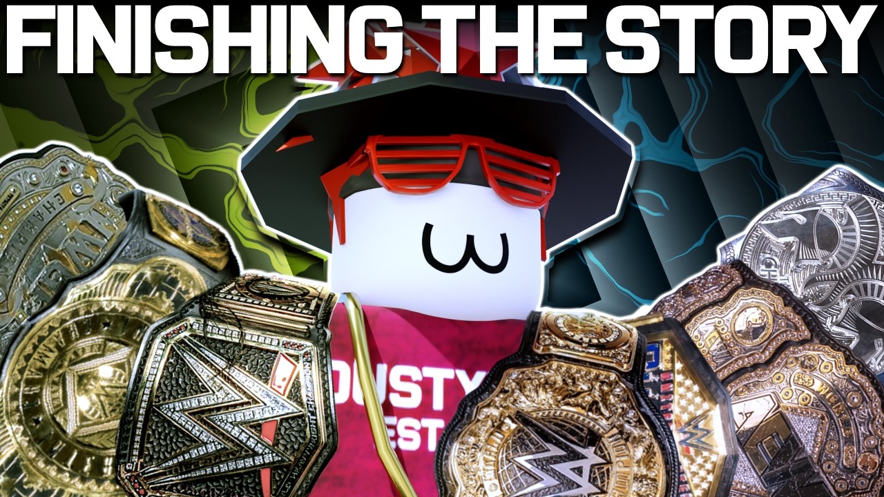 Winning Every Belt In Roblox WWE