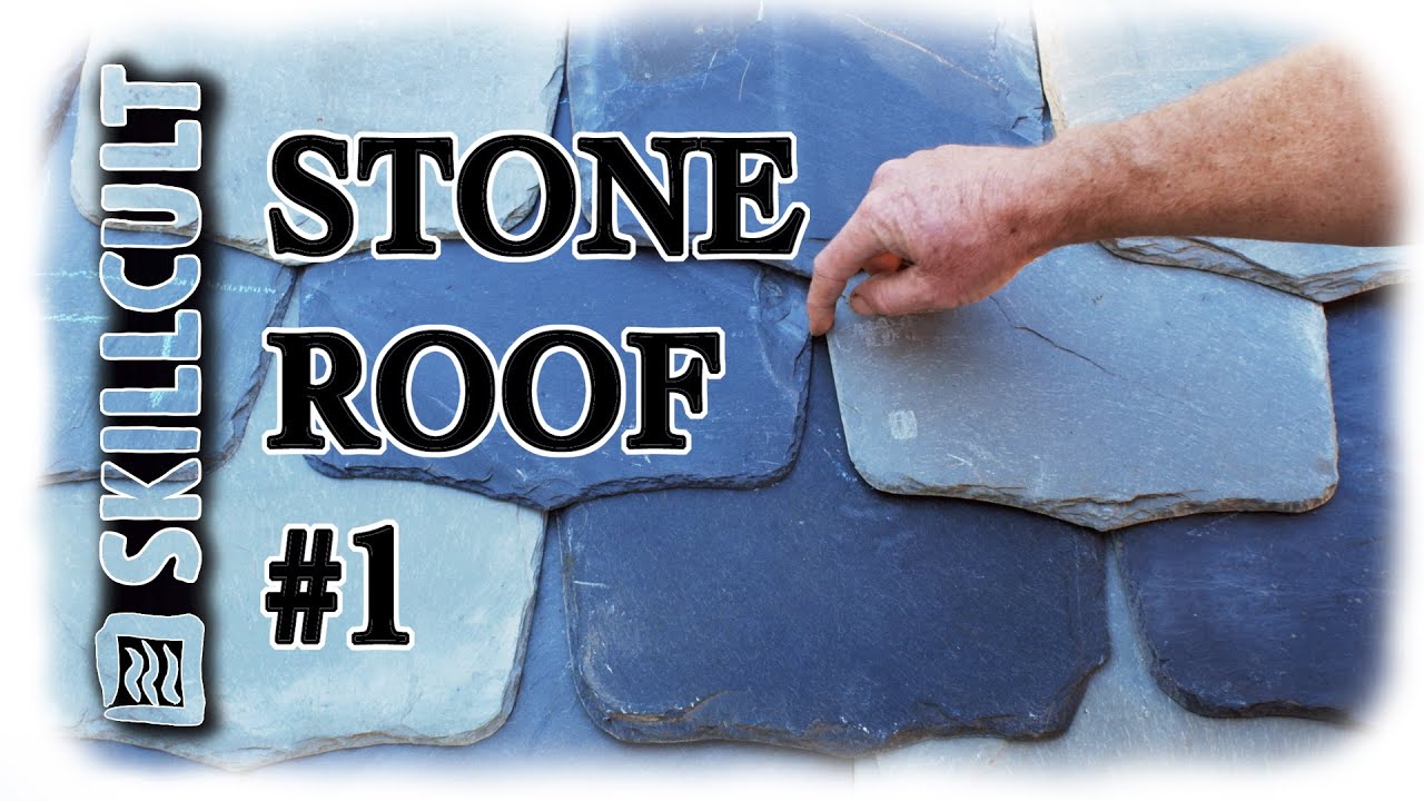 🔨 Making a Hand Cut Stone Roof, the Art of Slating #1 🏠