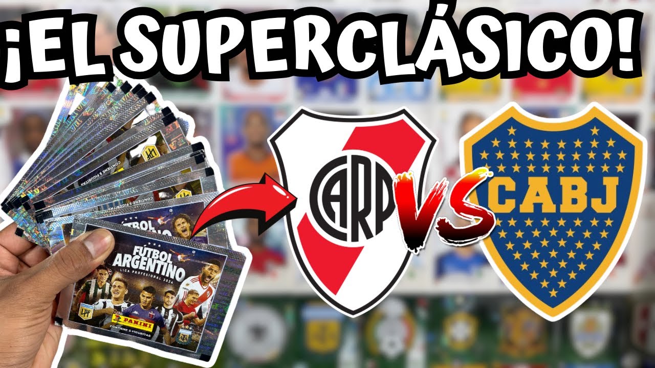 ¡EL SÚPER CLÁSICO! Panini Fútbol Argentino 2024