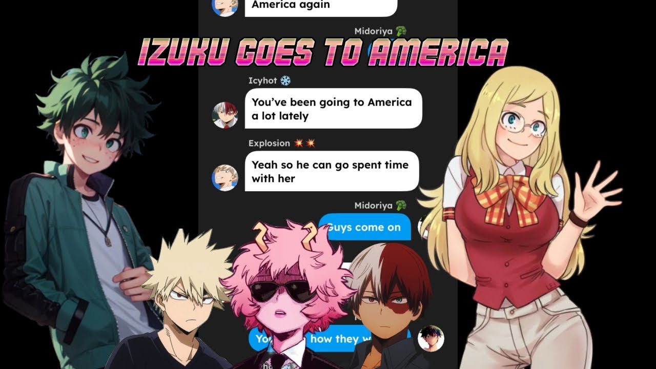 BNHA/MHA/Izuku Goes To America