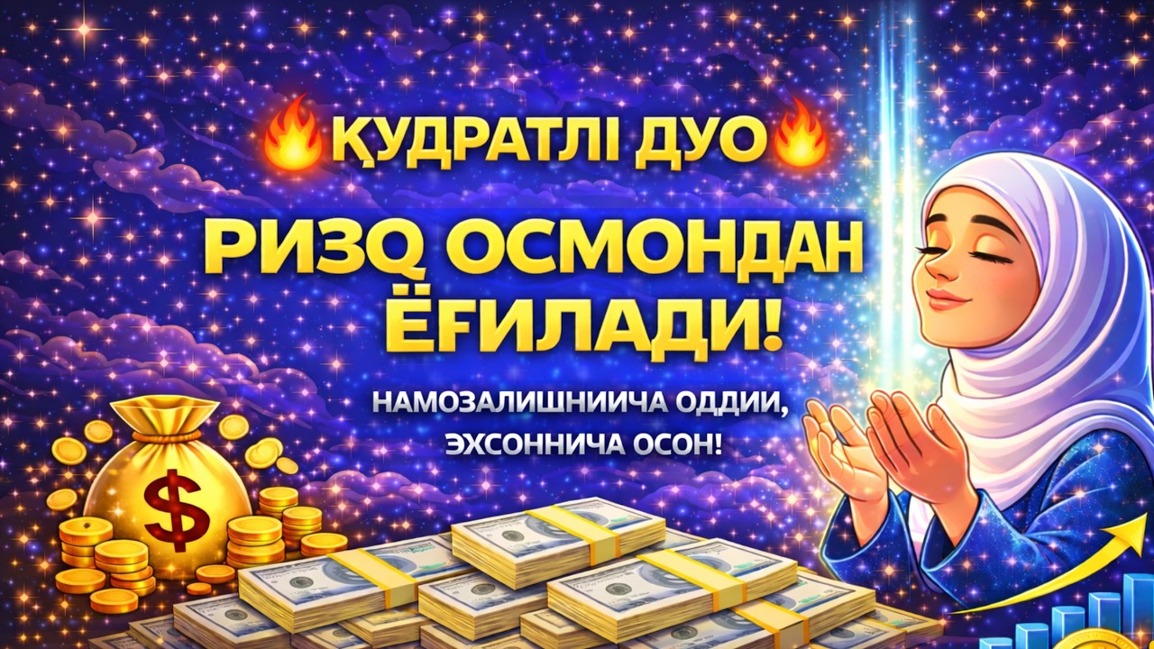 Ризқ Йўли Ёпиқми? Қуръони Карим Гўзал Тиловати | Ризқ Очилади Ва Ҳаёт Енгиллашади