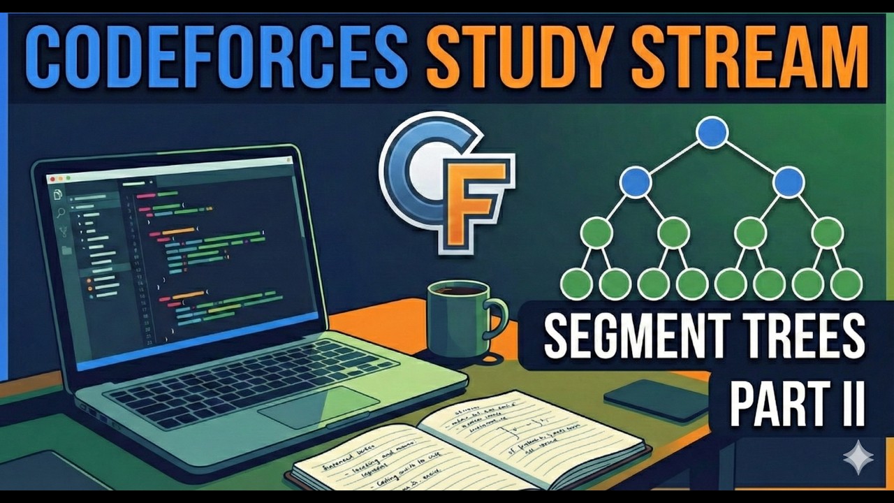 Codeforces Study Stream - Segment Tree - Part 2