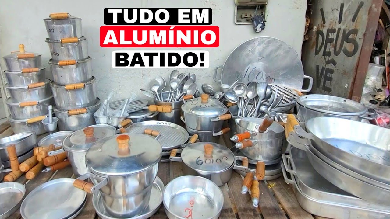 Mostrei Onde Comprar Panelas de Alumínio Batido | Tudo em Alumínio Batido