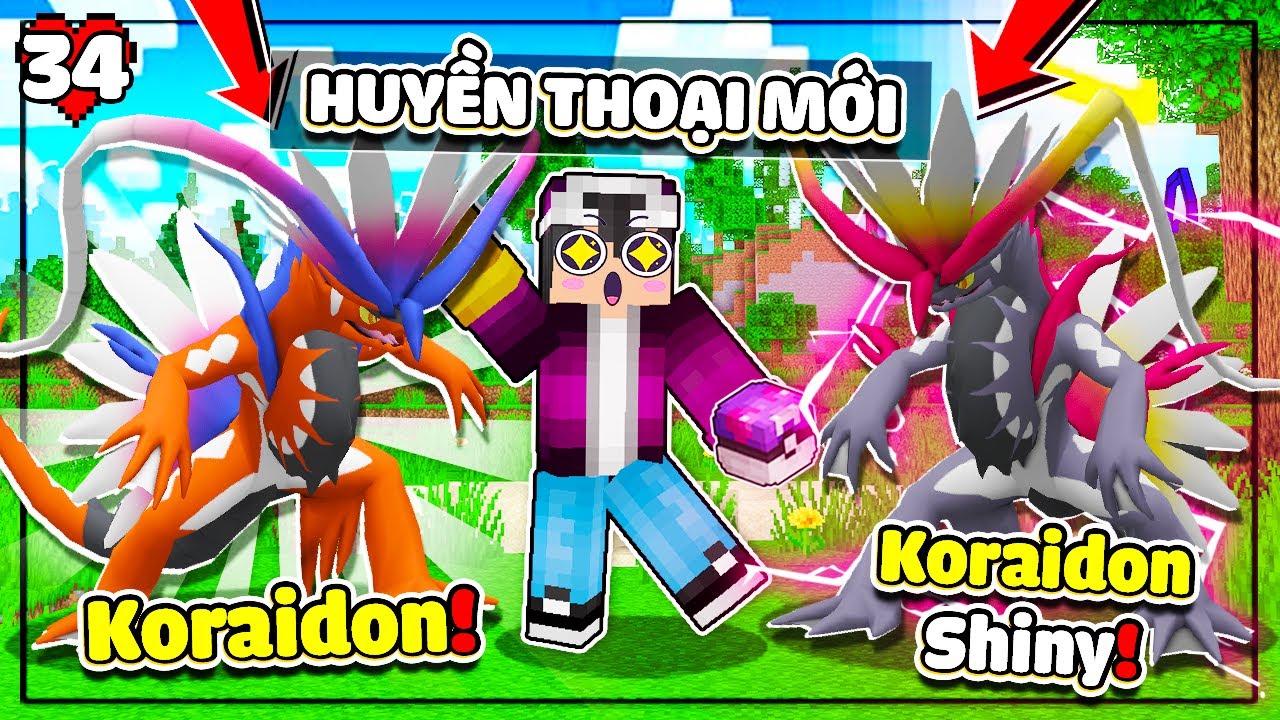 MINECRAFT PIXELMON SIÊU CẤP *TẬP 34 | LỘC ĐI SĂN KORAIDON POKEMON HUYỀN THOẠI GEN9 CỰC NGẦU VÀ MẠNH😮