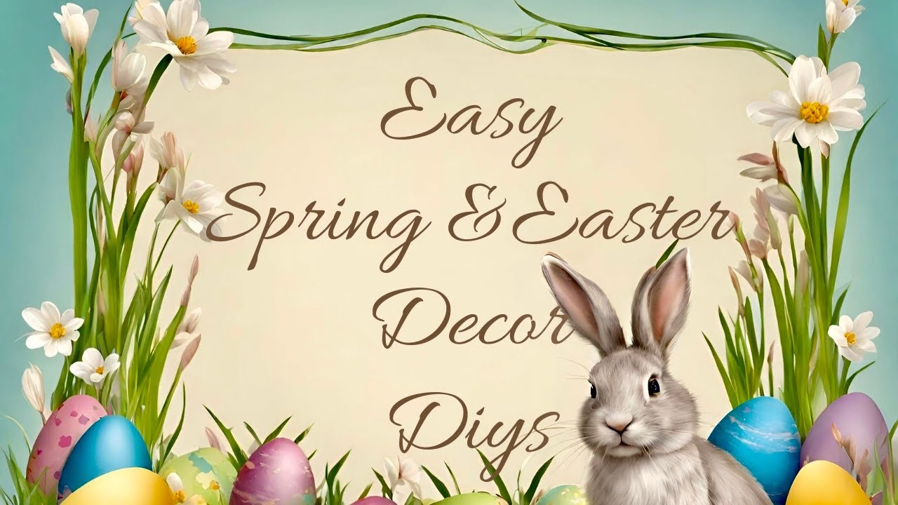 Spring into Easter: 6 DIY Decor Ideas to Refresh Your Home