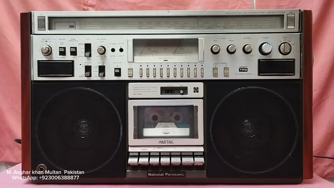 Tape Recorder National Panasonic RX 5700 F Made IN Japan Boom Box