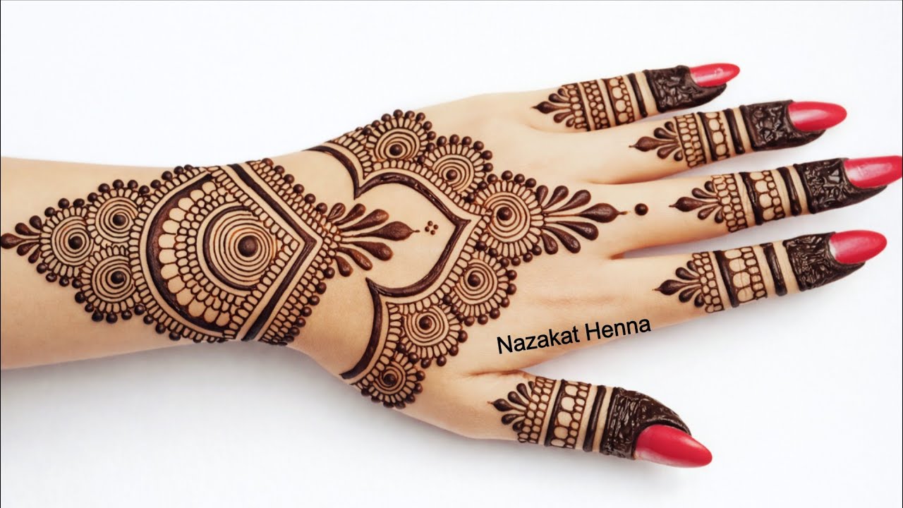 Very Easy back hand mehndi design | Simple mehndi designs | mehandi | Mehandi design |mehendi 2026