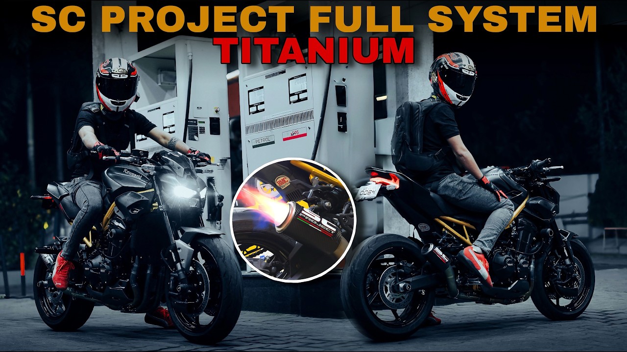Installed SC Project Full System Exhaust On New Z900 || @sommondalofficial