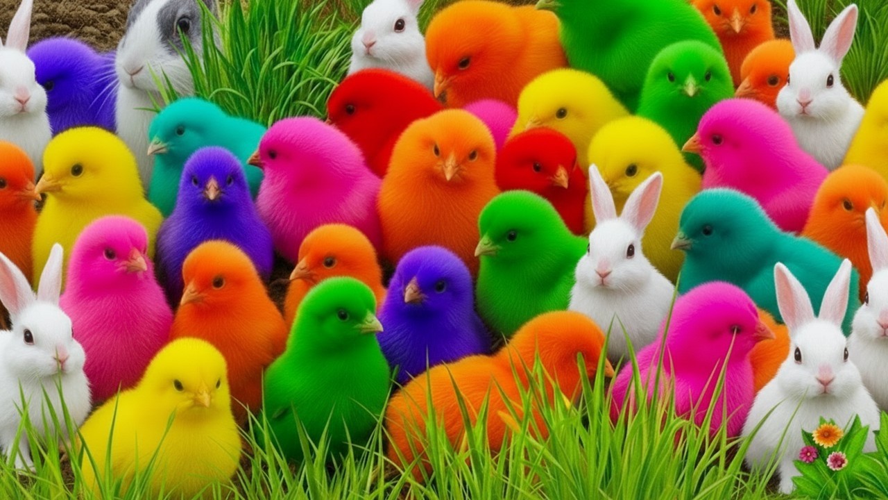 Serunya Tangkap Ayam Lucu & Ayam Rainbow 🐔