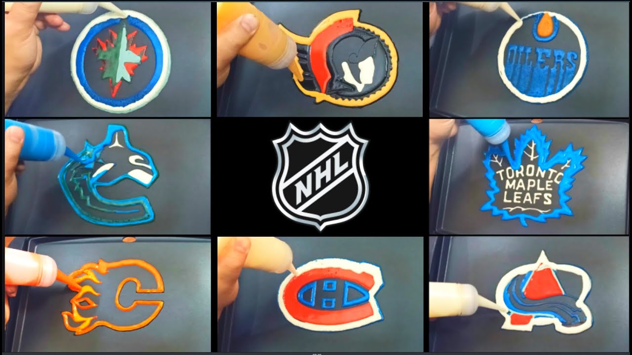 NHL Teams Logo Western Pancake Art