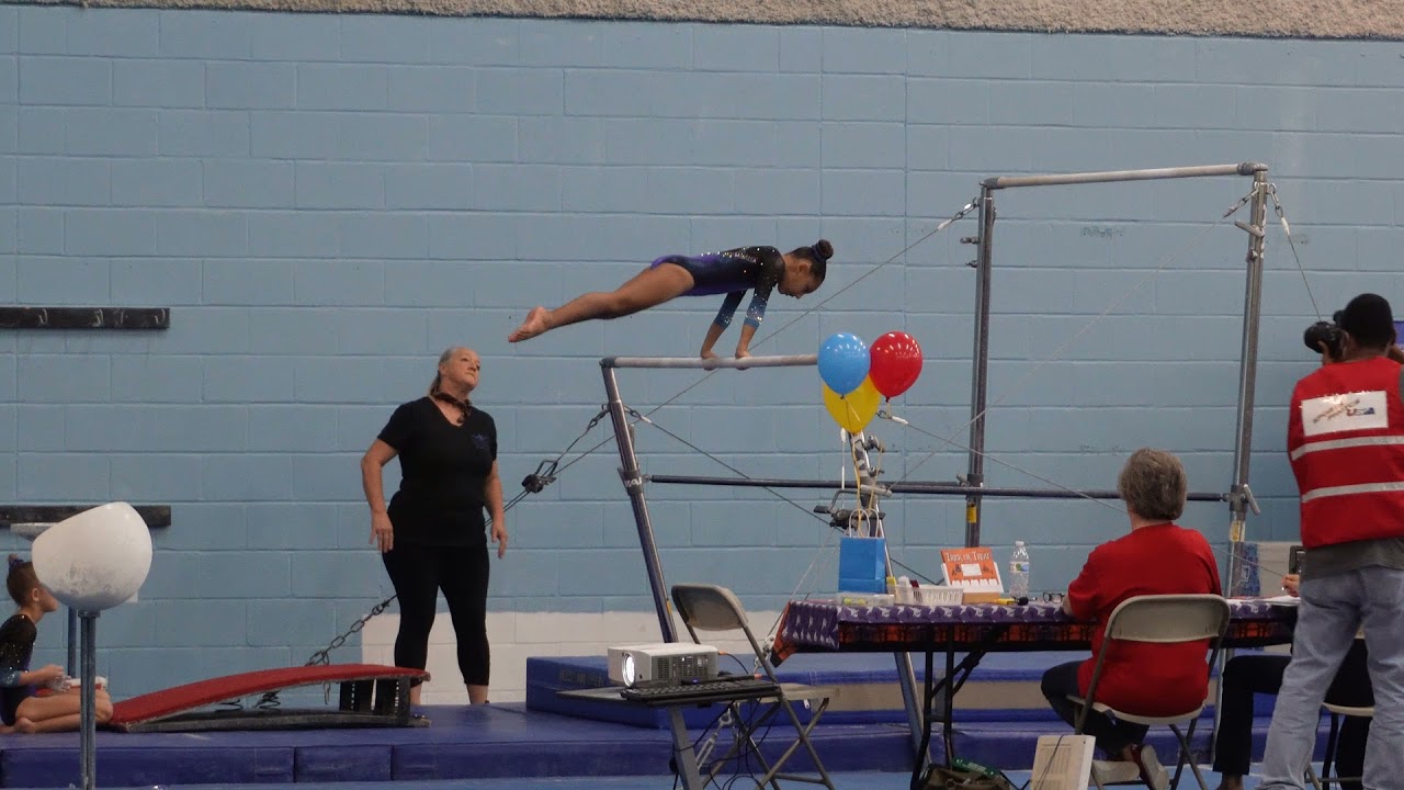 Layla's 4th Level 2 Gymnastics Meet District Championships #USAG