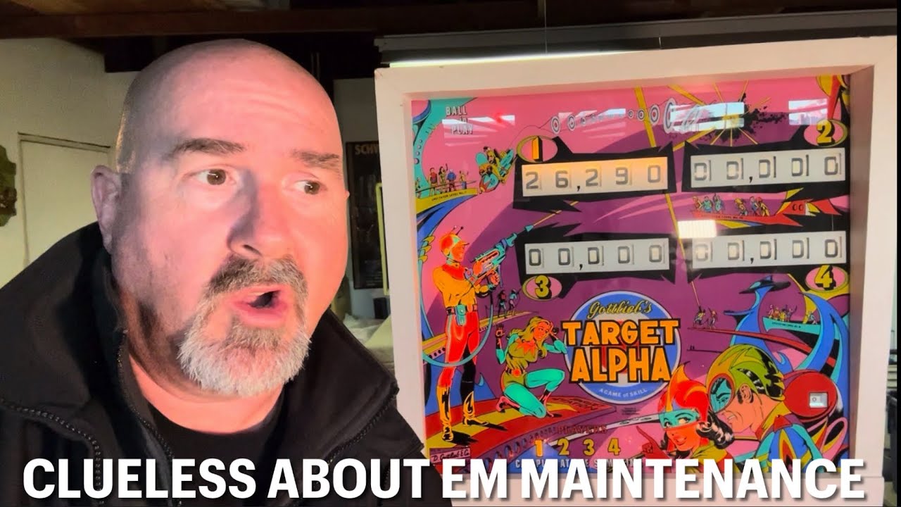 Target Alpha Pinball Maintenance ep. 1 - The Tour & Game Plan