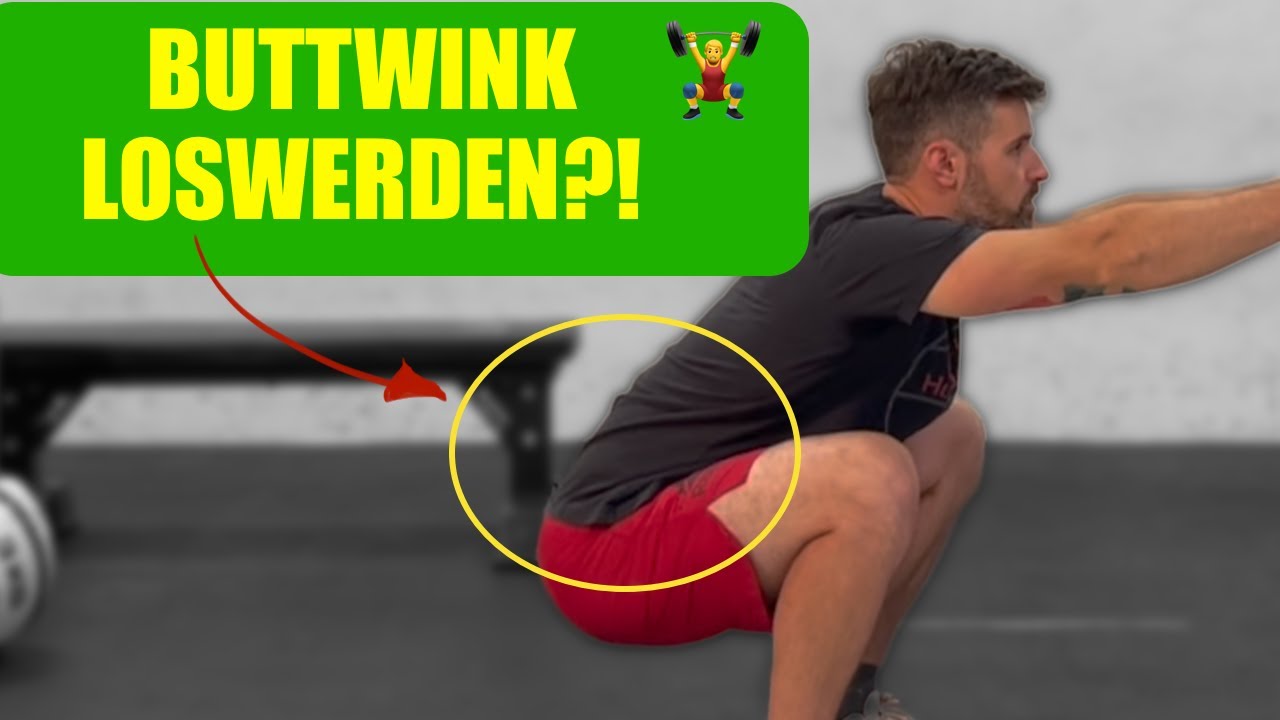 Buttwink im Squat 🏋️‍♂️? Kann jeder den Buttwink loswerden ⁉️