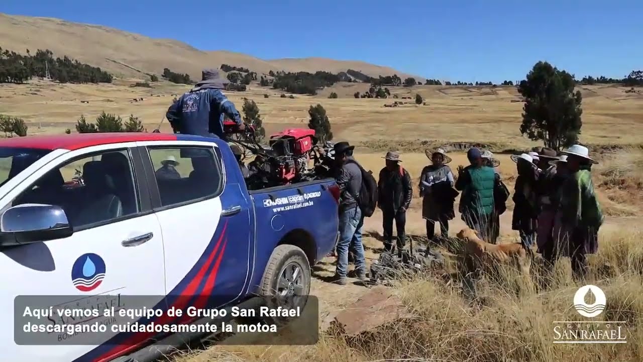 Demostración de Motoazadas Feroz y Motobombas Koshin en la comunidad de Piskho Mayu