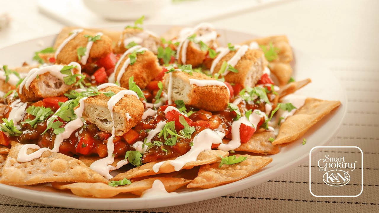Loaded Nachos with Nuggets