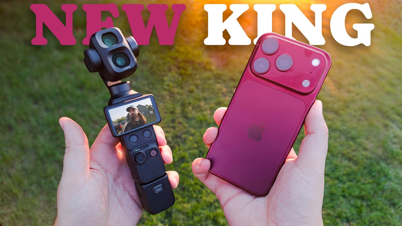 iPhone 18 Pro против DJI Osmo Pocket 4P: сравнение видео в 4K