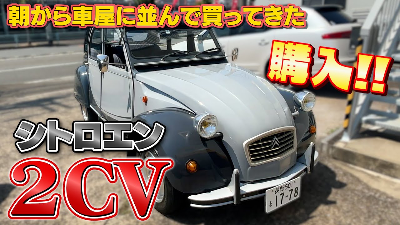 【2CV購入】テリーの原点！癖になる大好きな一台買っちゃいました
